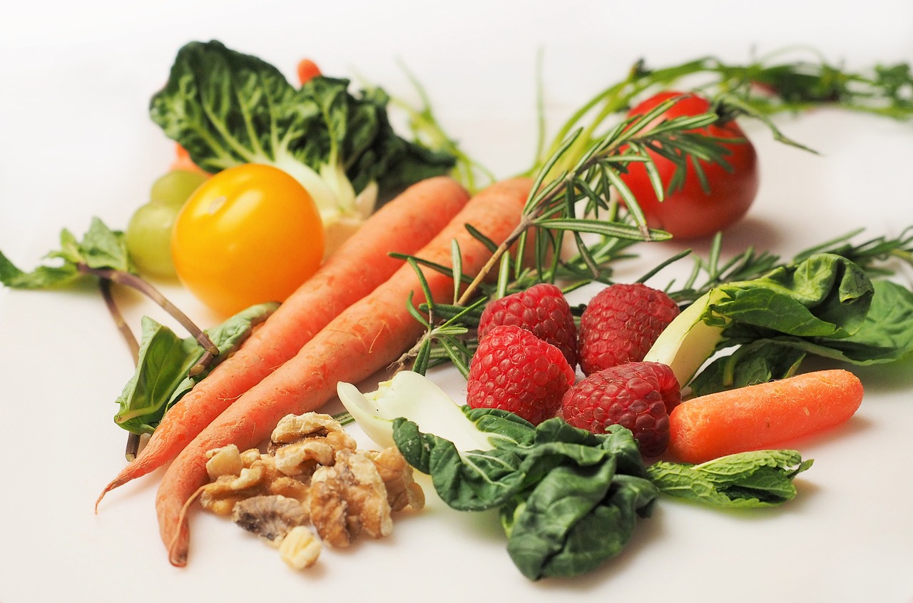 different kinds of veggies